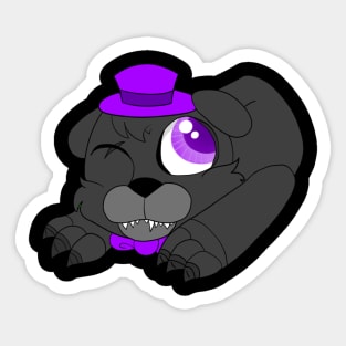 Nightmare Fredbear Sticker